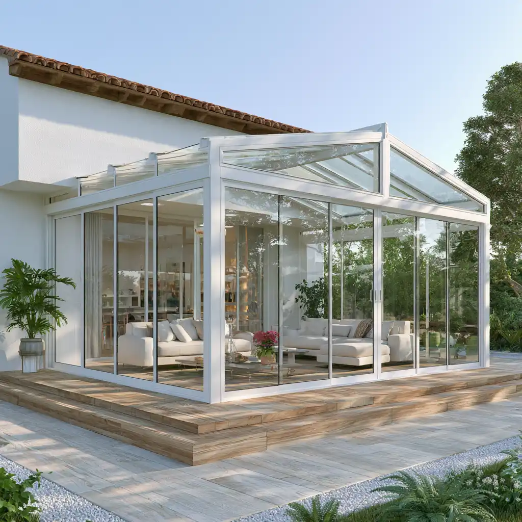 Cerramiento acristalado instalado en una vivienda de Toledo